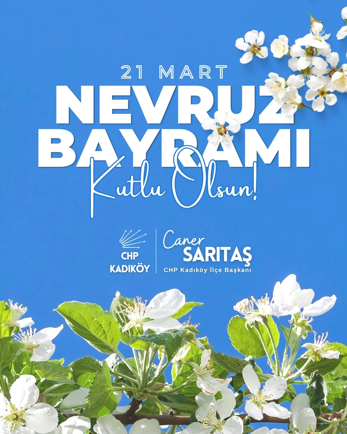 Kadıköy'den Bir İlçe Başkanlığından Nevruz Mesajı Kadıköy'den Bir İlçe Başkanlığından Nevruz Mesajı