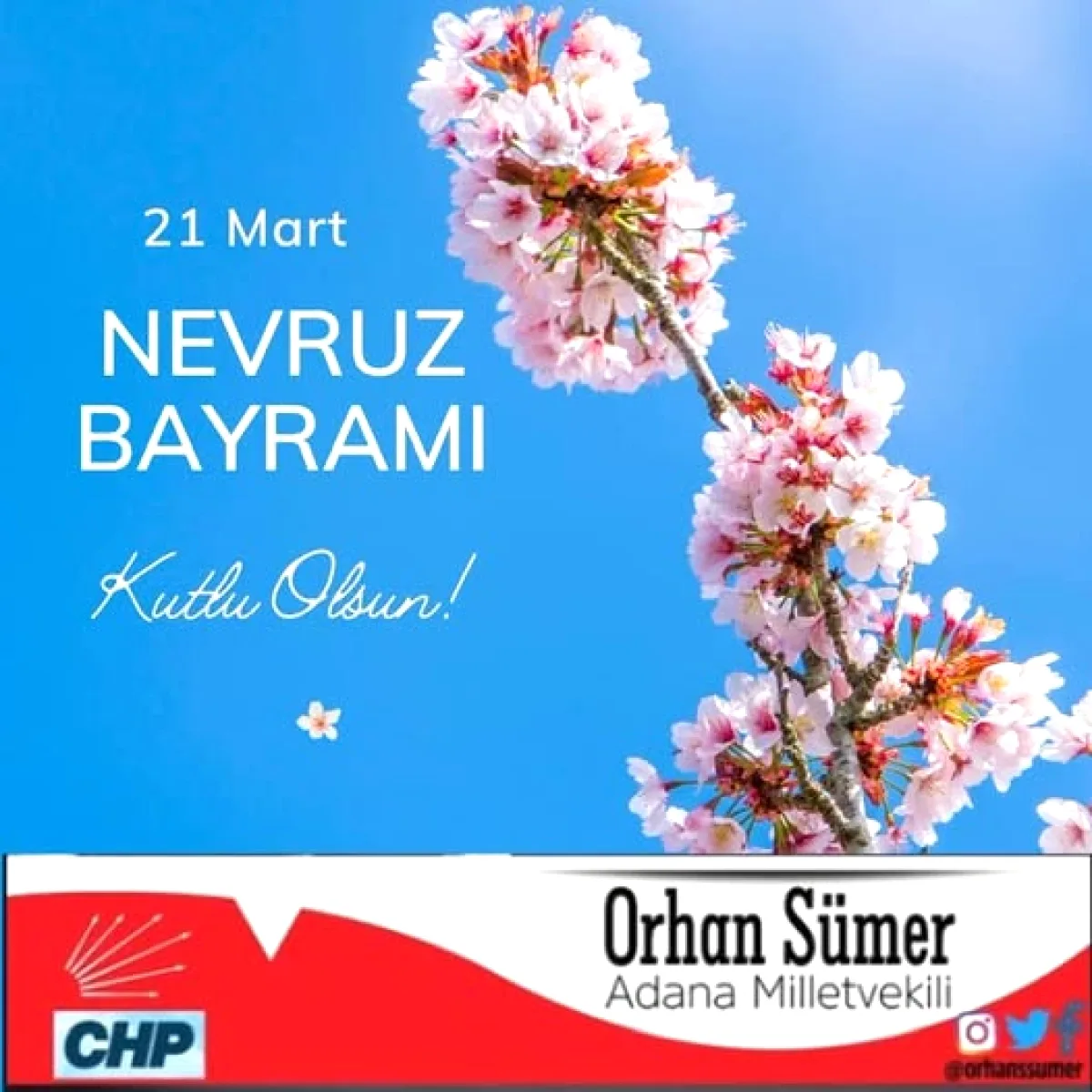 CHP'li Vekilin Nevruz Mesajında Dikkat Çeken Vurgu CHP'li Vekilin Nevruz Mesajında Dikkat Çeken Vurgu