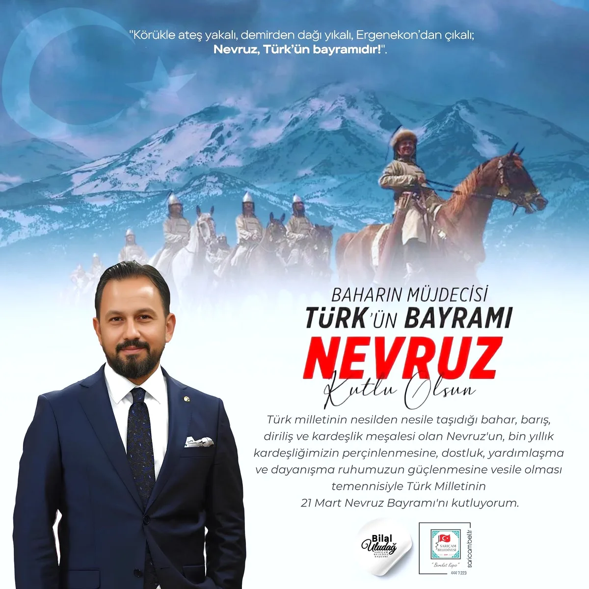 Belediye Başkanından Nevruz Mesajında Dikkat Çeken Vurgu Belediye Başkanından Nevruz Mesajında Dikkat Çeken Vurgu