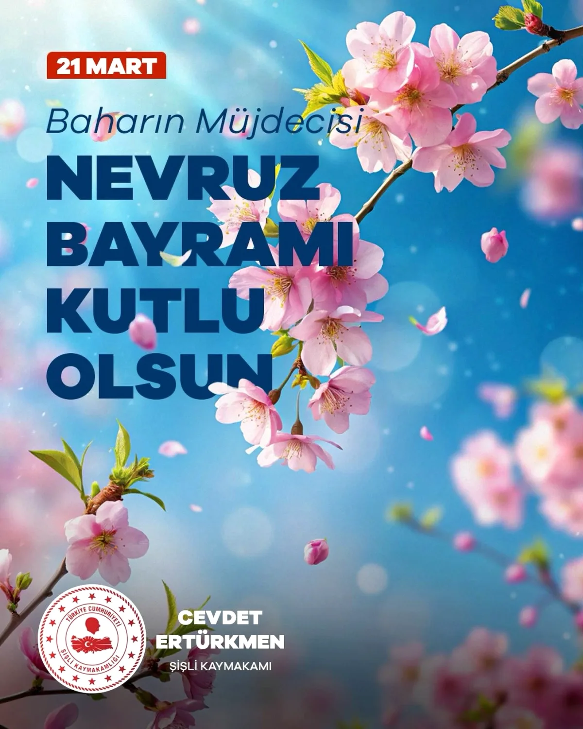 Şişli Kaymakamlığı'ndan Nevruz Vurgusu Şişli Kaymakamlığı'ndan Nevruz Vurgusu
