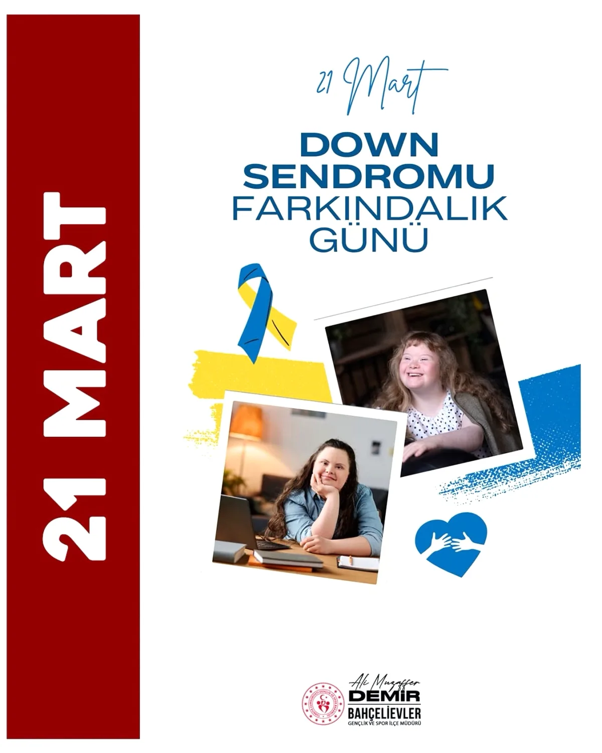 Bahçelievler'de Down Sendromu Farkındalık Mesajı Bahçelievler'de Down Sendromu Farkındalık Mesajı