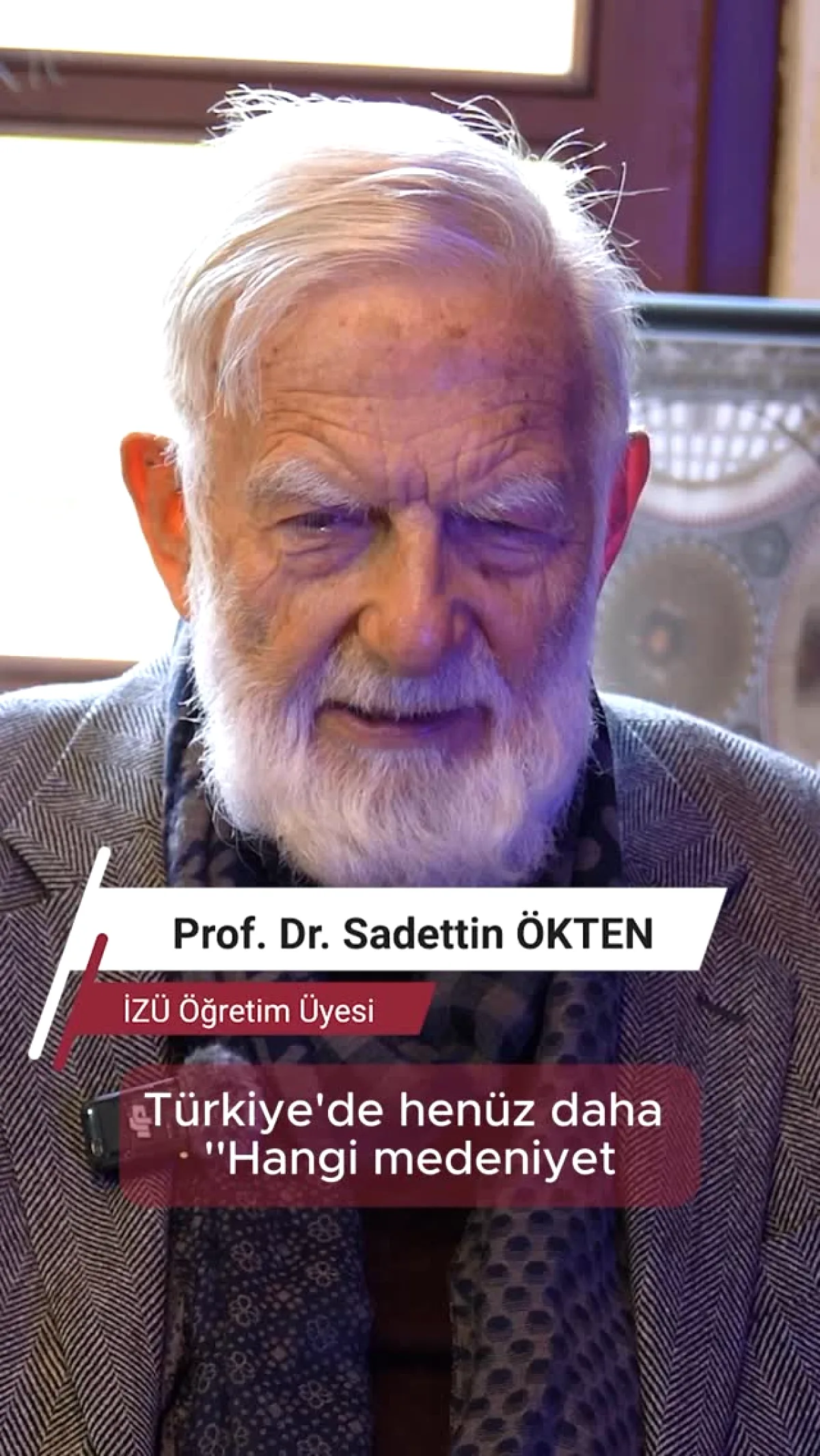 Prof. Dr. Sadettin Ökten, Zaim Dergi'nin Yeni Sayısına Konuk Oldu Prof. Dr. Sadettin Ökten, Zaim Dergi'nin Yeni Sayısına Konuk Oldu