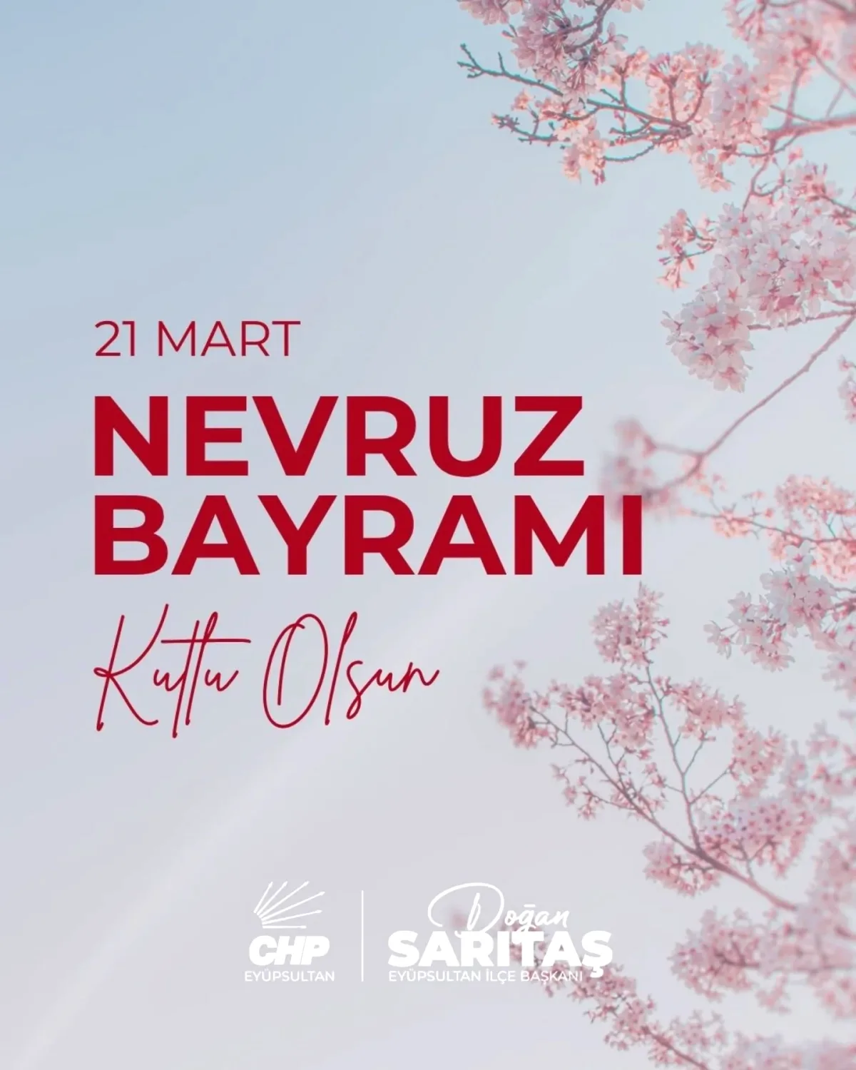CHP Eyüpsultan'dan Nevruz Mesajı CHP Eyüpsultan'dan Nevruz Mesajı