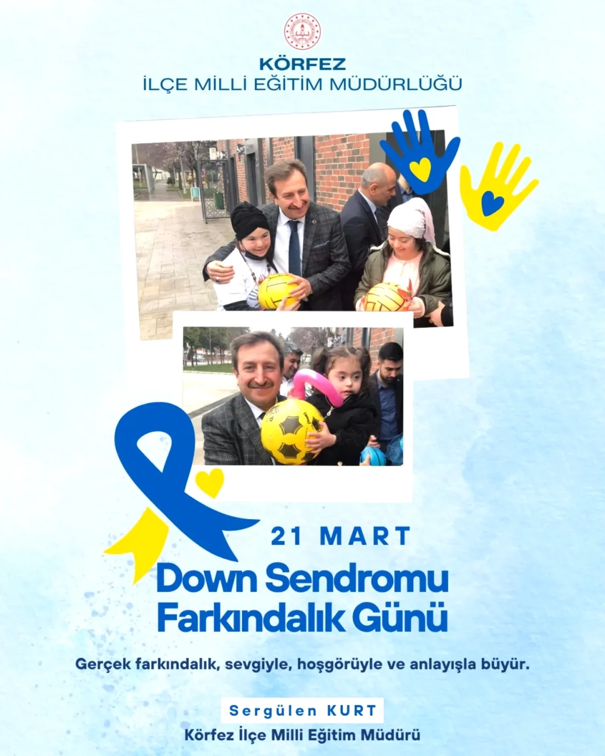 Körfez'de Özel Bireyler İçin Anlamlı Mesaj Körfez'de Özel Bireyler İçin Anlamlı Mesaj