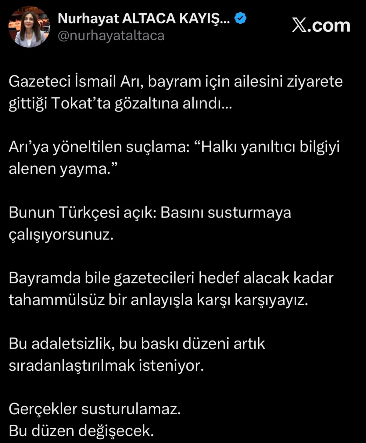 Gazeteci Gözaltısı Milletvekili'nden Sert Tepki Gördü Gazeteci Gözaltısı Milletvekili'nden Sert Tepki Gördü