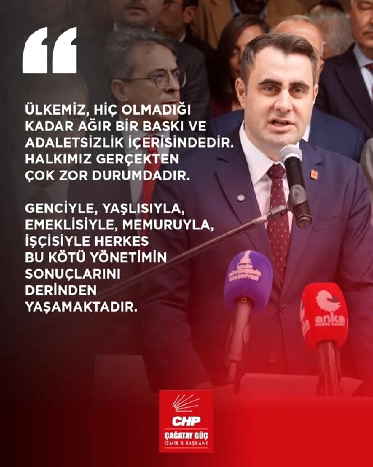 CHP İzmir'den Umut Dolu Mesaj: "Rahat Bir Nefes Alacağız" CHP İzmir'den Umut Dolu Mesaj: "Rahat Bir Nefes Alacağız"