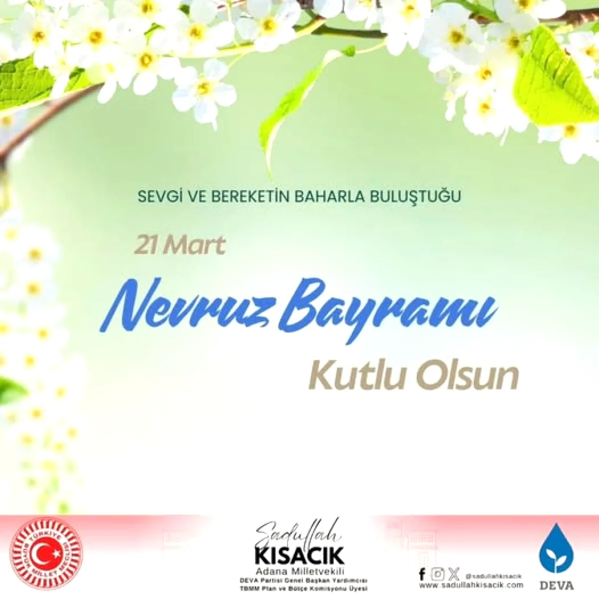 Sadullah Kısacık'tan Nevruz Mesajında Birlik Vurgusu Sadullah Kısacık'tan Nevruz Mesajında Birlik Vurgusu