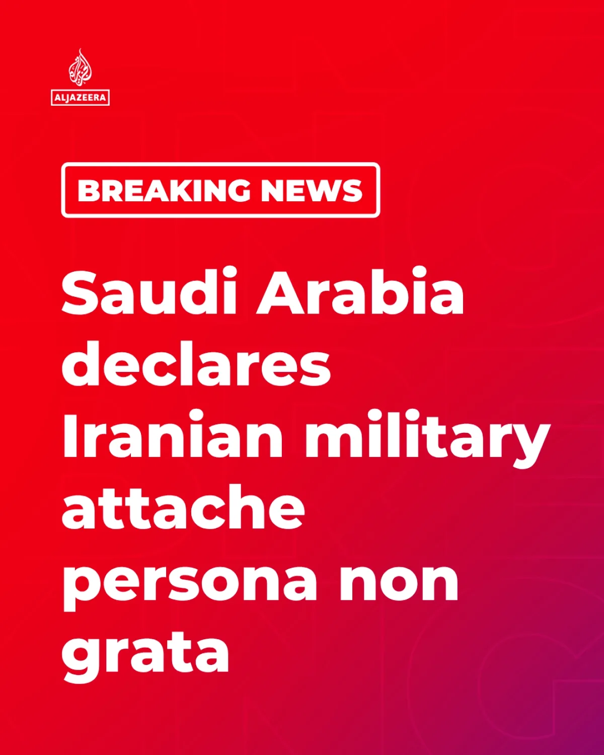Suudi Arabistan'dan İran Büyükelçiliğine Personel Kararı Suudi Arabistan'dan İran Büyükelçiliğine Personel Kararı
