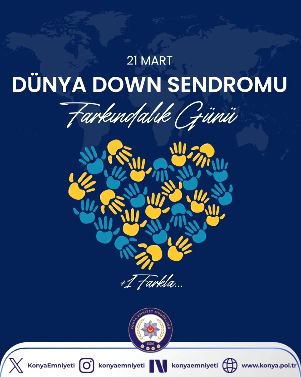 Konya Emniyet Müdürlüğü'nden Göze Çarpan Paylaşım Konya Emniyet Müdürlüğü'nden Göze Çarpan Paylaşım