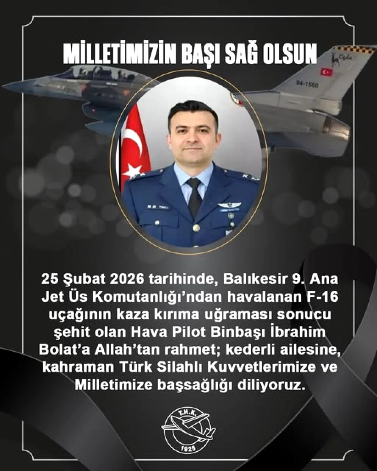 Türk Hava Kurumu'nun Kuruluş Yıldönümünde Yaşı Ortaya Çıktı Türk Hava Kurumu'nun Kuruluş Yıldönümünde Yaşı Ortaya Çıktı
