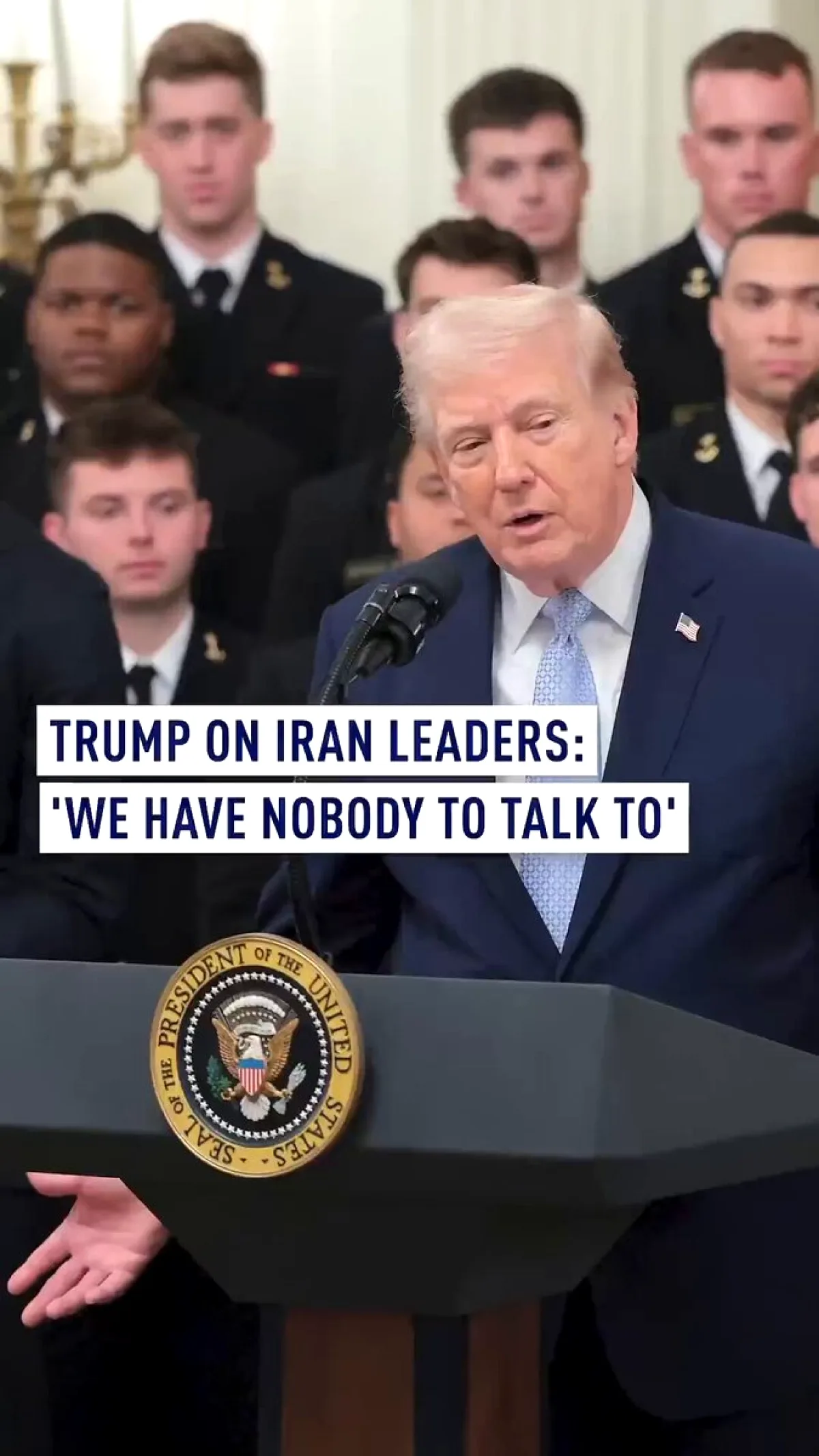 Trump'tan İran'daki Liderlik Boşluğu İddiası Trump'tan İran'daki Liderlik Boşluğu İddiası