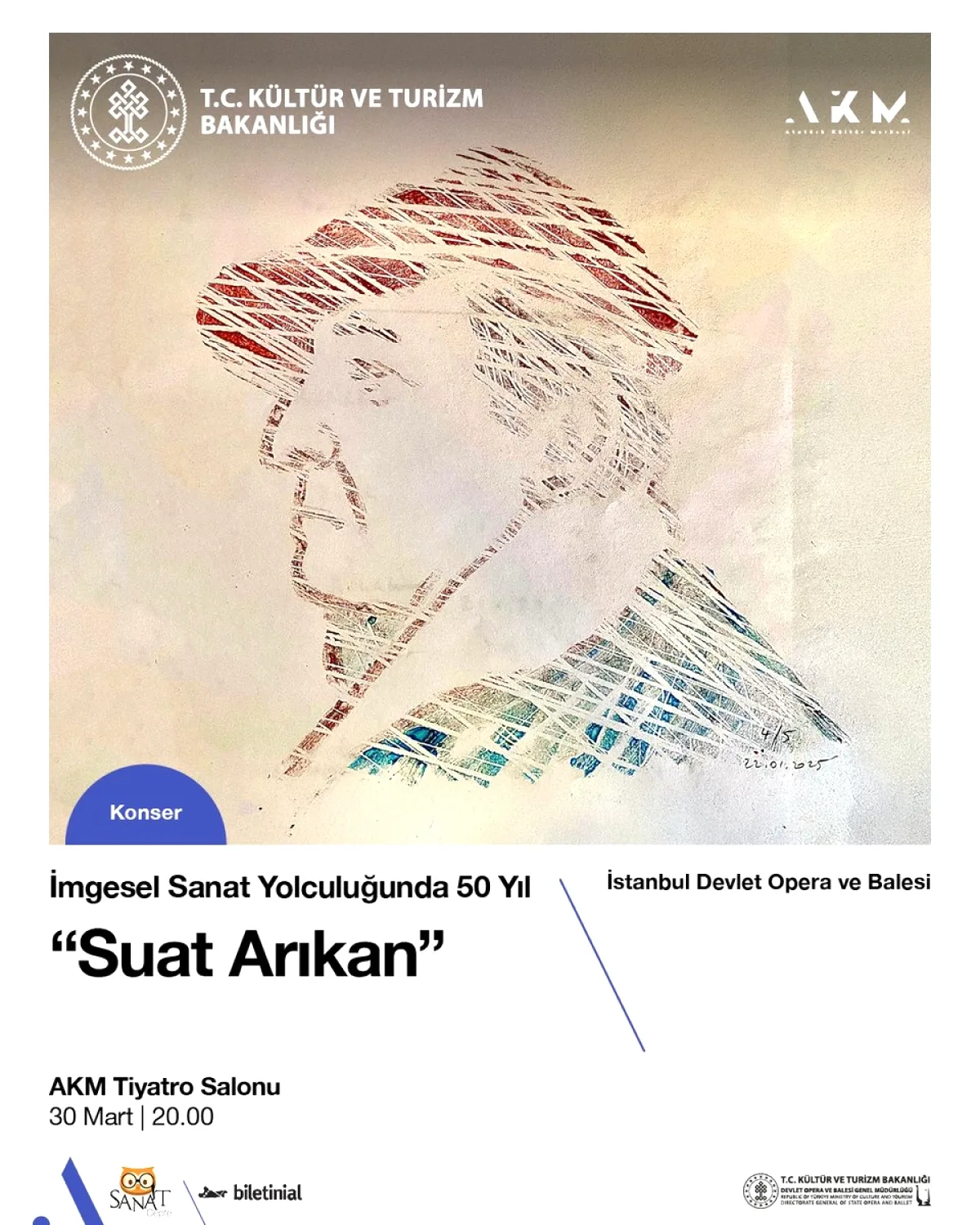 Suat Arıkan'ın 50 Yıllık Sanat Serüveni İzleyiciyle Buluşuyor Suat Arıkan'ın 50 Yıllık Sanat Serüveni İzleyiciyle Buluşuyor