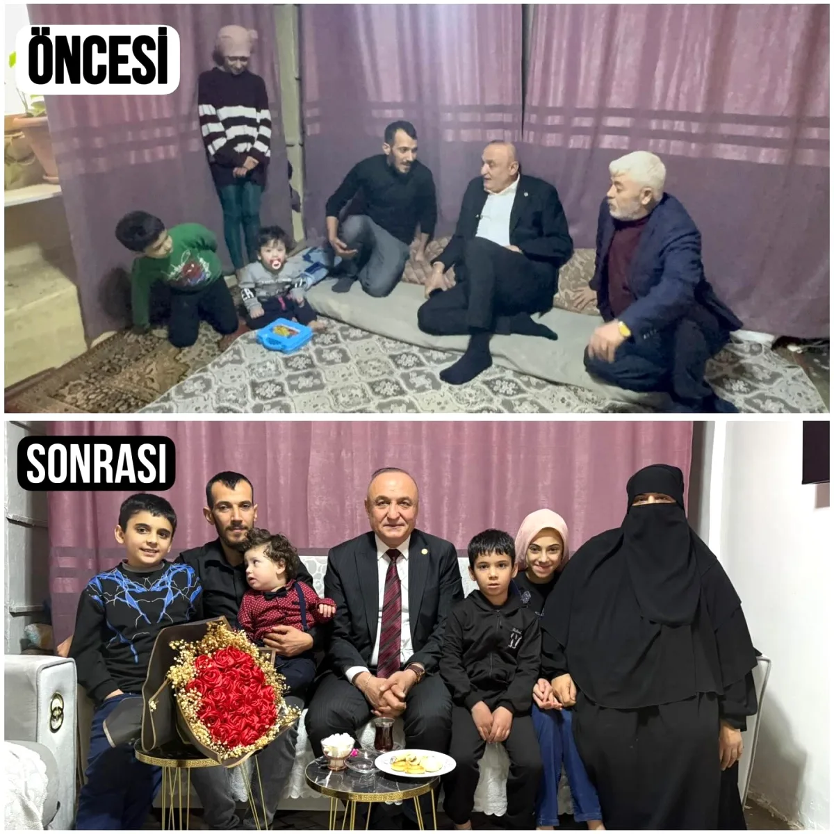 Melih Meriç'ten Beydilli'de Anlamlı Ziyaret Melih Meriç'ten Beydilli'de Anlamlı Ziyaret