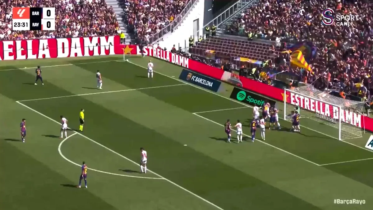 Barcelona'nın Rayo Vallecano Maçında Skor Tablosu Değişti Barcelona'nın Rayo Vallecano Maçında Skor Tablosu Değişti