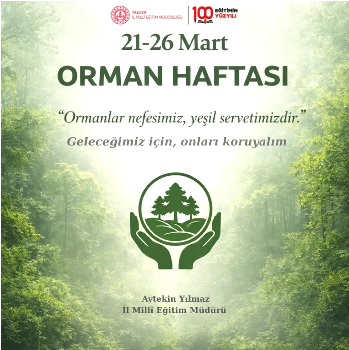 Eğitim Camiasından Doğaya Nefes Olacak Mesaj Eğitim Camiasından Doğaya Nefes Olacak Mesaj