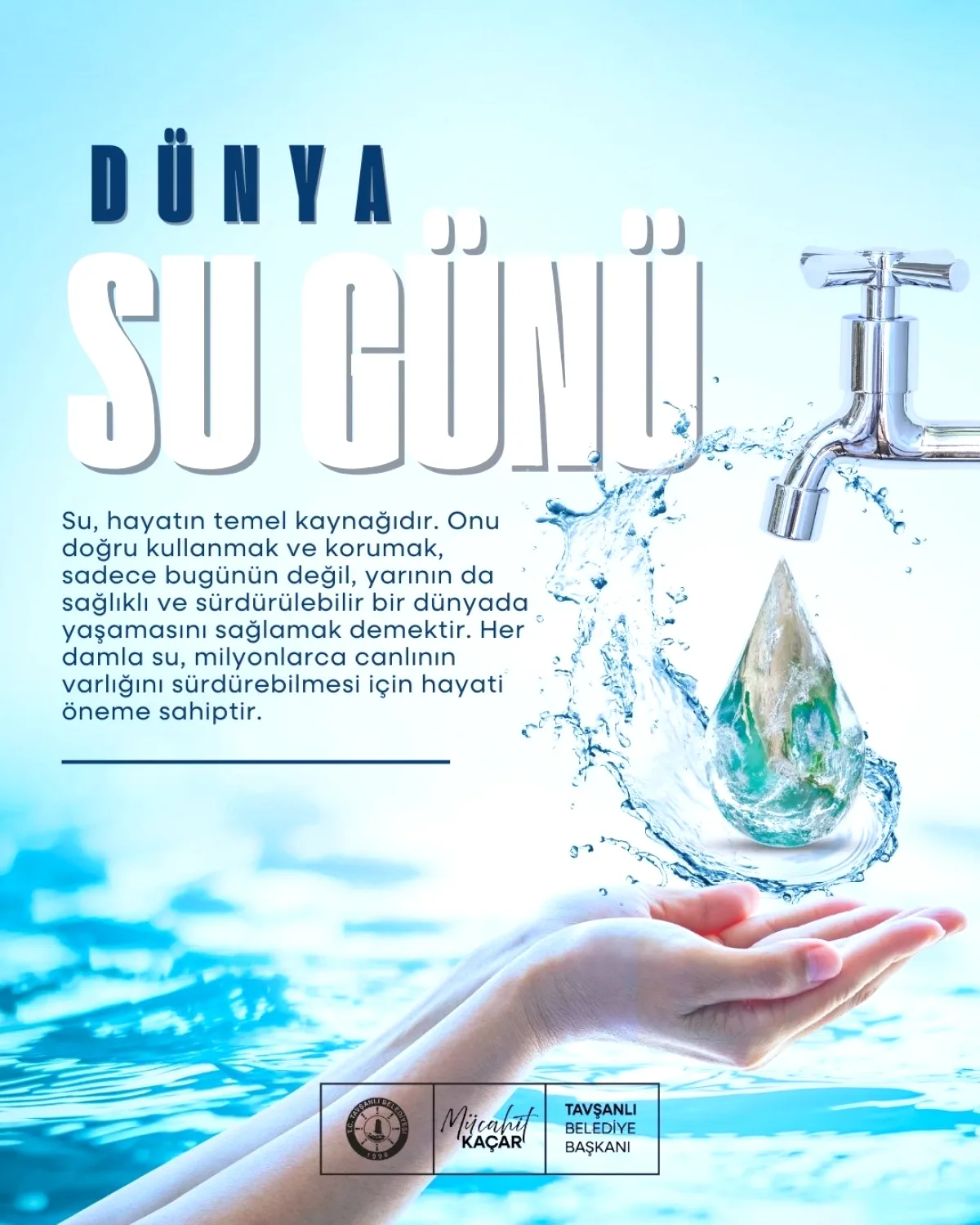 Tavşanlı Belediyesi'nden Su Kullanımına İlişkin Önemli Mesaj Tavşanlı Belediyesi'nden Su Kullanımına İlişkin Önemli Mesaj