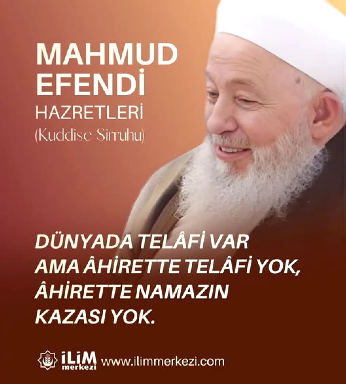 Mahmud Efendi Hazretleri'nden Namazla İlgili Kritik İkaz Mahmud Efendi Hazretleri'nden Namazla İlgili Kritik İkaz