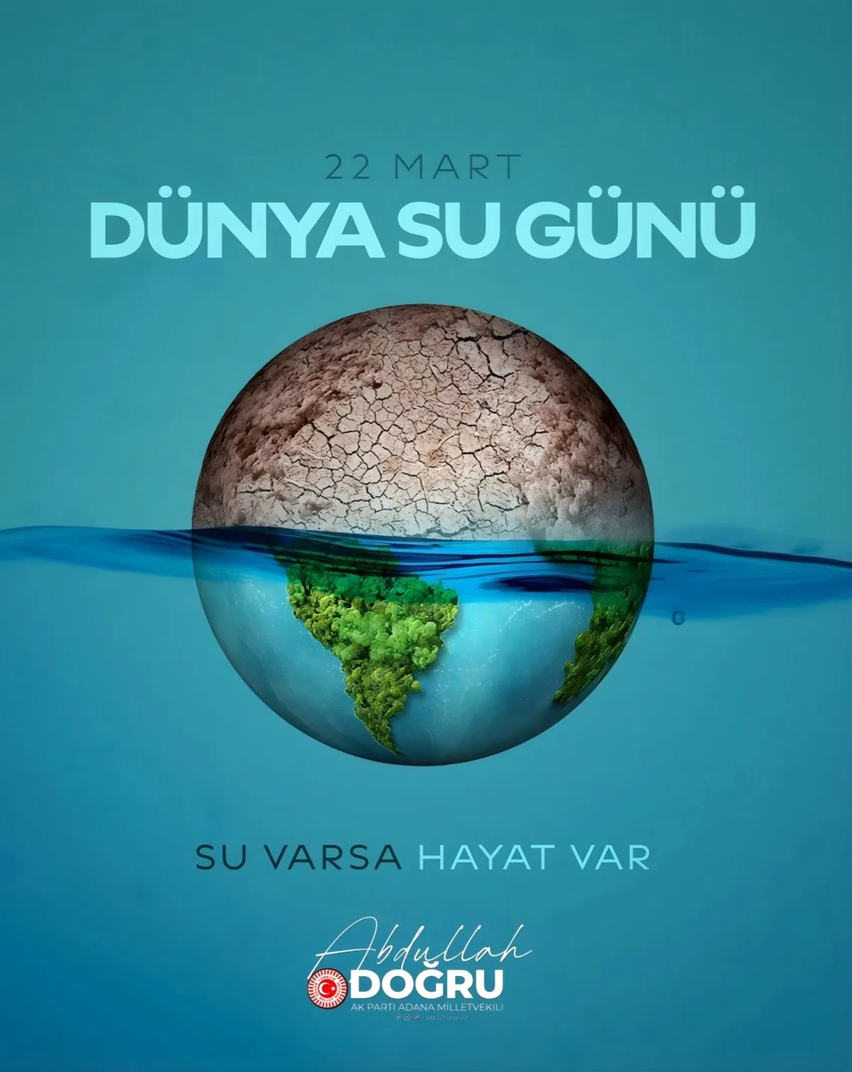 Adana Milletvekili'nden Su Vurgusu Adana Milletvekili'nden Su Vurgusu