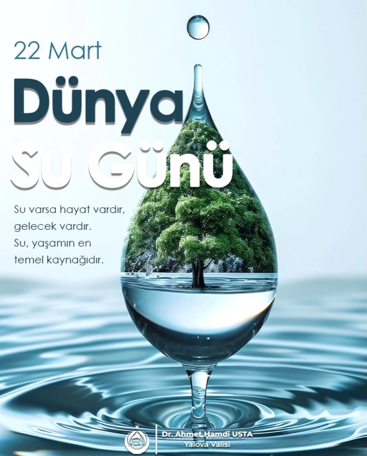 Yalova Valisi'nden Suyun Önemine Vurgu Yalova Valisi'nden Suyun Önemine Vurgu