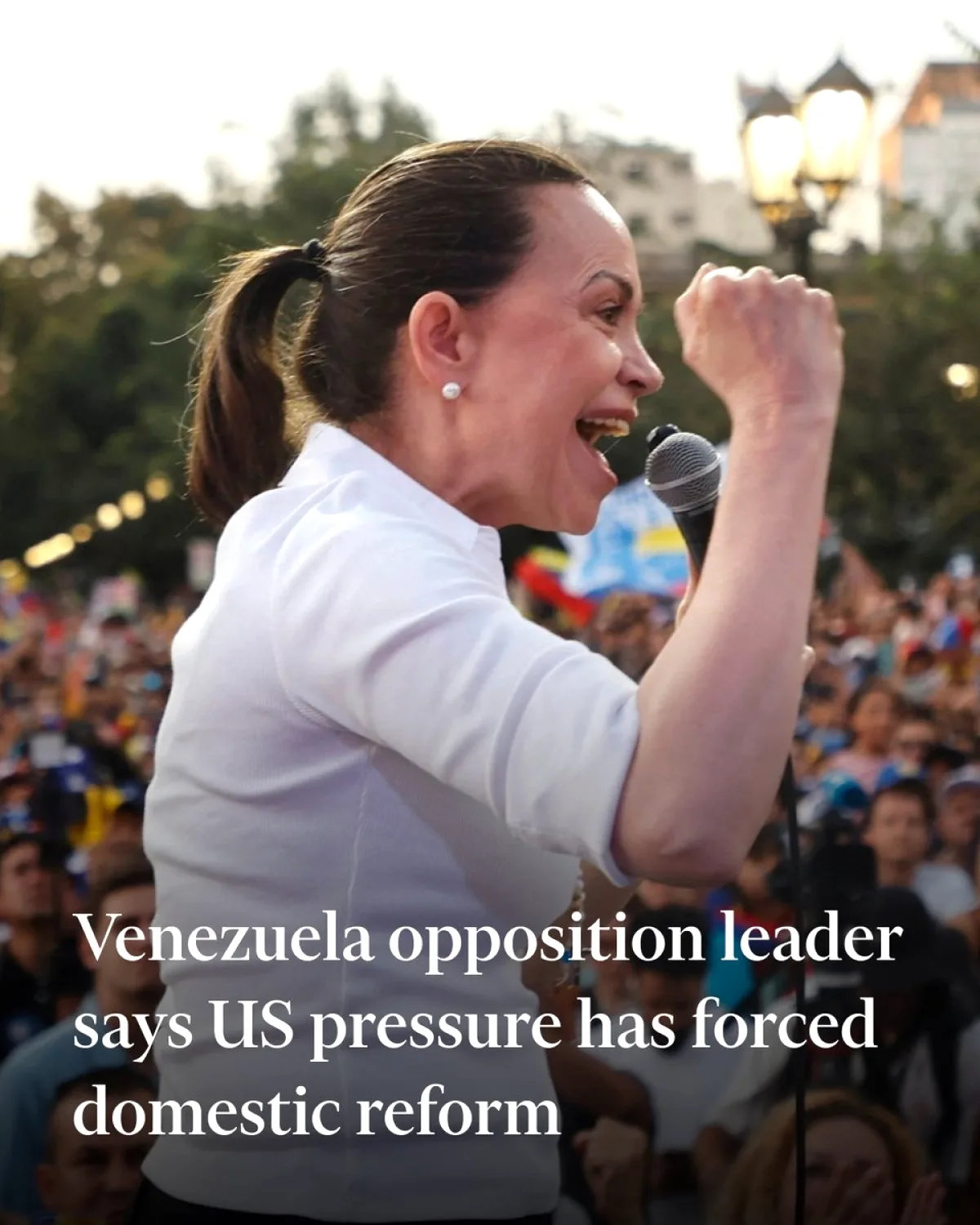 Venezuela Muhalefet Liderinden ABD Bağlantılı Açıklama Venezuela Muhalefet Liderinden ABD Bağlantılı Açıklama