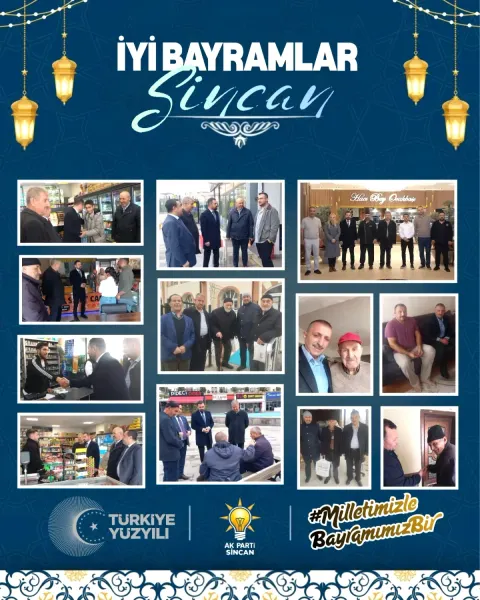 Sincan'da Siyasi Teşkilat Bayramda Sahada