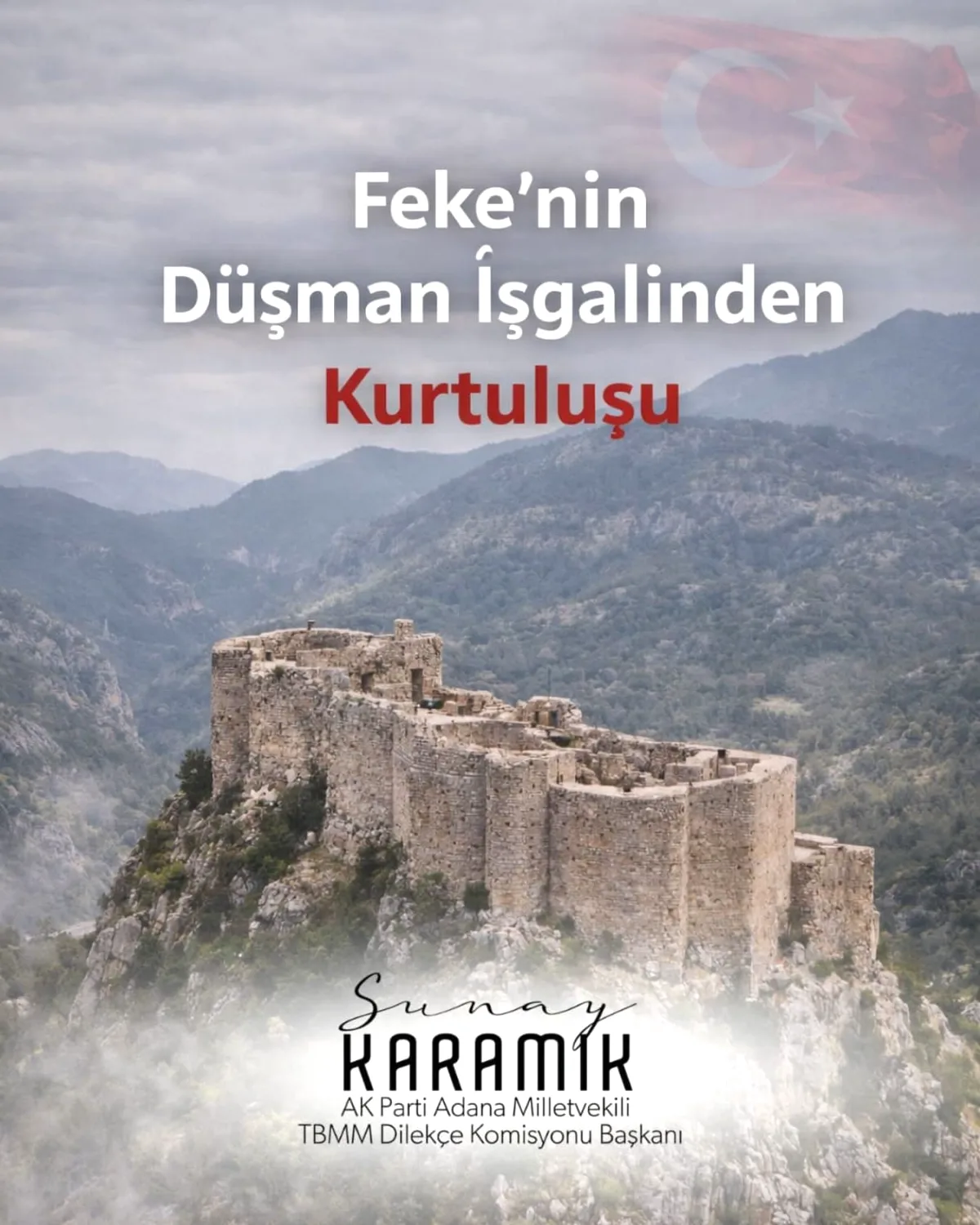 Feke'nin Kurtuluş Yıldönümünde Siyasetçiden Mesaj Feke'nin Kurtuluş Yıldönümünde Siyasetçiden Mesaj