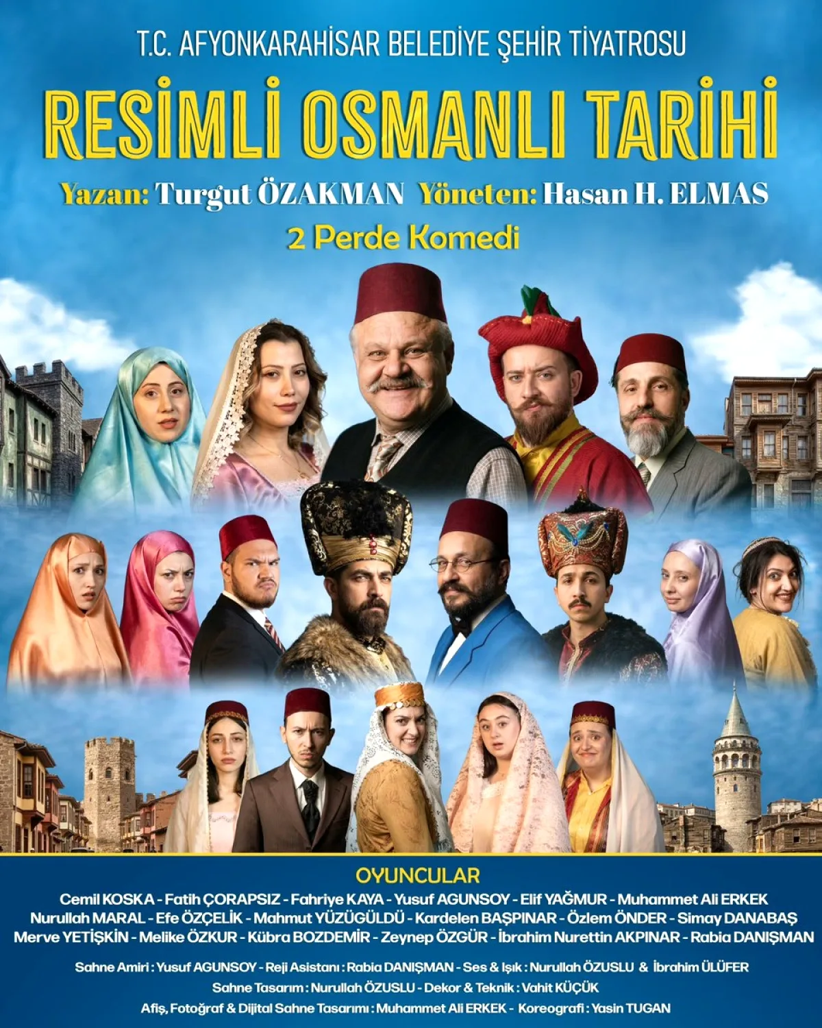 Afyonkarahisar'da Sahne Perdelerini Açmaya Hazırlanan Yeni Komedi Afyonkarahisar'da Sahne Perdelerini Açmaya Hazırlanan Yeni Komedi