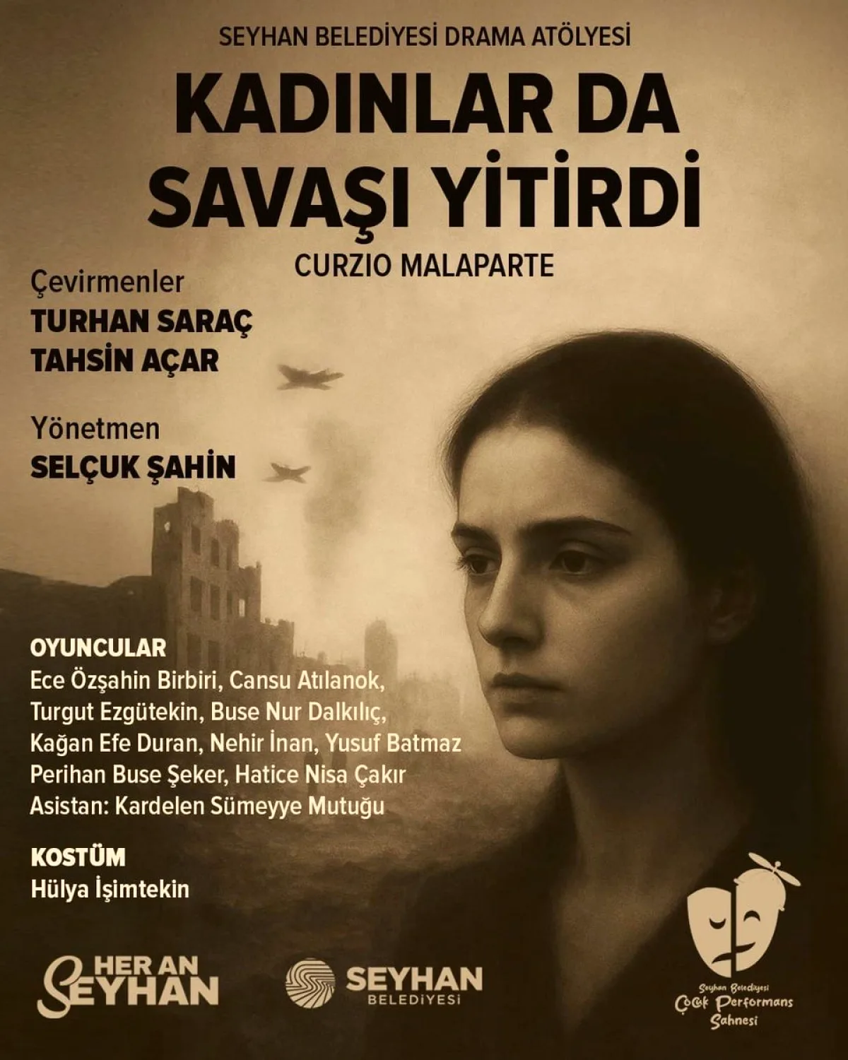 Seyhan'da Dünya Tiyatro Günü Sahnesine Özel Bir Davet Seyhan'da Dünya Tiyatro Günü Sahnesine Özel Bir Davet