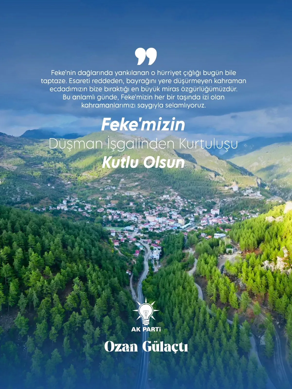 Feke'nin Dağlarında Yankılanan Çağrı Feke'nin Dağlarında Yankılanan Çağrı