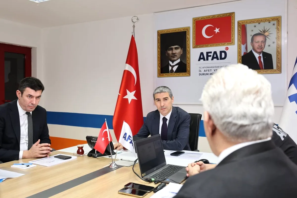 Vali Aktaş'ın AFAD Ziyaretinde Bilgilendirme Yapıldı Vali Aktaş'ın AFAD Ziyaretinde Bilgilendirme Yapıldı