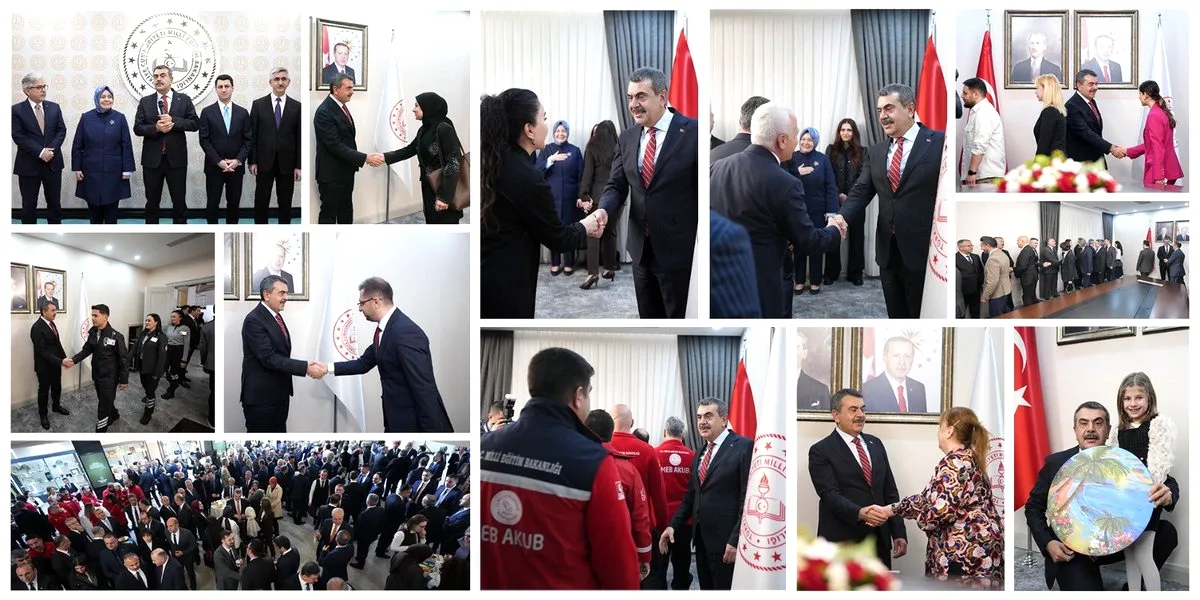 Bakan Tekin'den Personelle Bayram Buluşması Bakan Tekin'den Personelle Bayram Buluşması