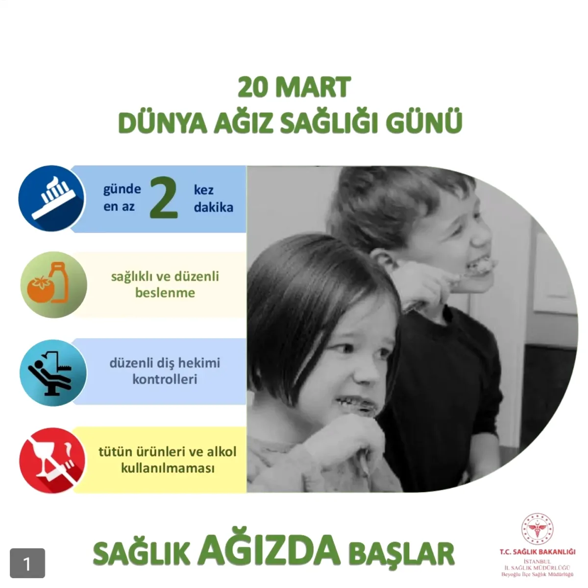 Beyoğlu'ndan Kritik Uyarı: Sağlık Ağızda Başlıyor Beyoğlu'ndan Kritik Uyarı: Sağlık Ağızda Başlıyor