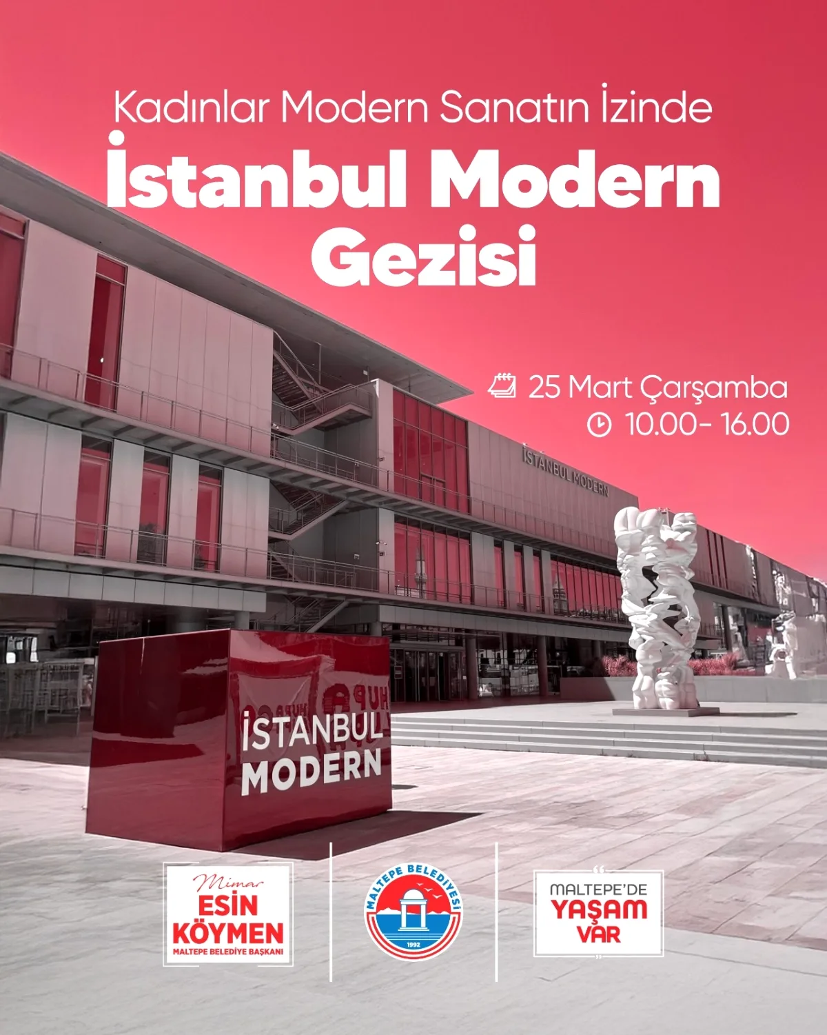 Maltepe'de Kadınlar İçin Özel Müze Gezisi Kayıt Tarihi Açıklandı Maltepe'de Kadınlar İçin Özel Müze Gezisi Kayıt Tarihi Açıklandı