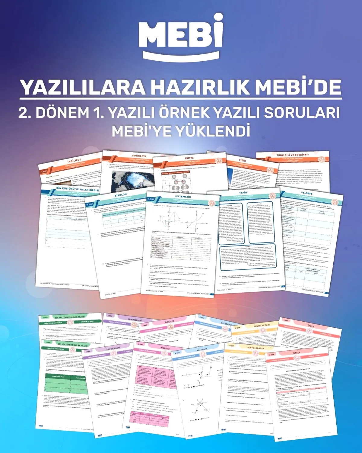 Öğrencilerin Yazılı Sınav Telaşına Özel Destek Yayında Öğrencilerin Yazılı Sınav Telaşına Özel Destek Yayında