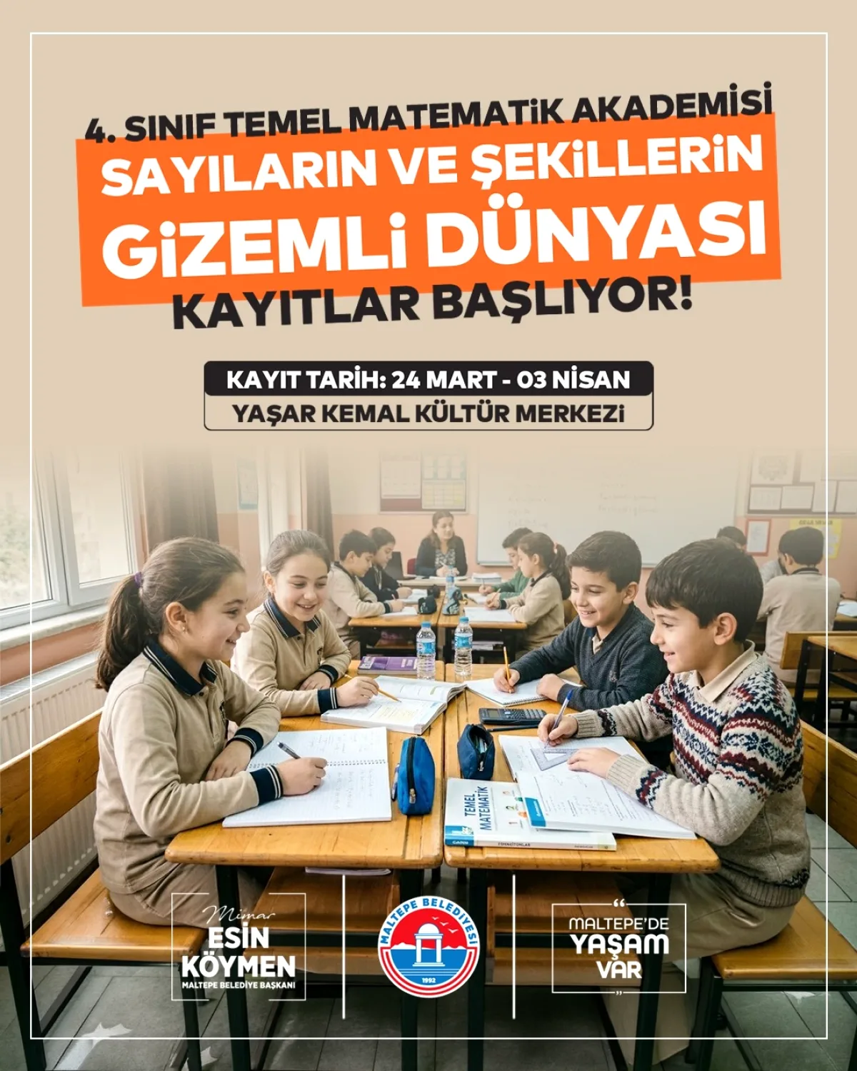 Maltepe'de 4. Sınıf Öğrencileri İçin Matematik Atölyesi Maltepe'de 4. Sınıf Öğrencileri İçin Matematik Atölyesi