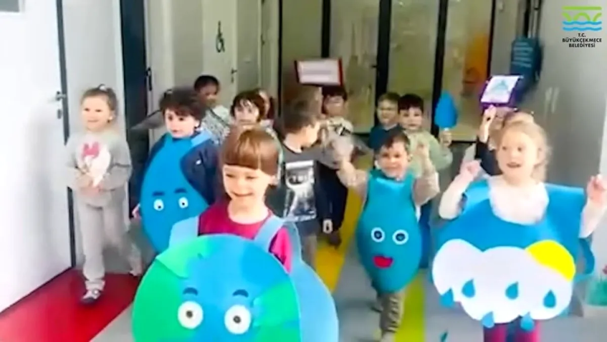 Büyükçekmece'de Minikler Suyun Değerini Öğrendi Büyükçekmece'de Minikler Suyun Değerini Öğrendi