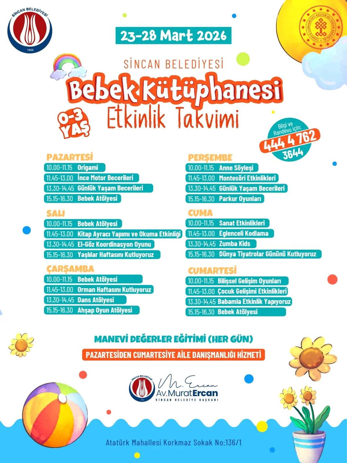 Sincan'da Minik Okurlar İçin Özel Hazırlık Sincan'da Minik Okurlar İçin Özel Hazırlık
