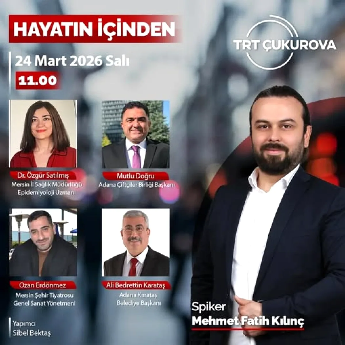 Karataş Belediye Başkanı Yarın TRT Çukurova'da Mikrofon Başında Karataş Belediye Başkanı Yarın TRT Çukurova'da Mikrofon Başında
