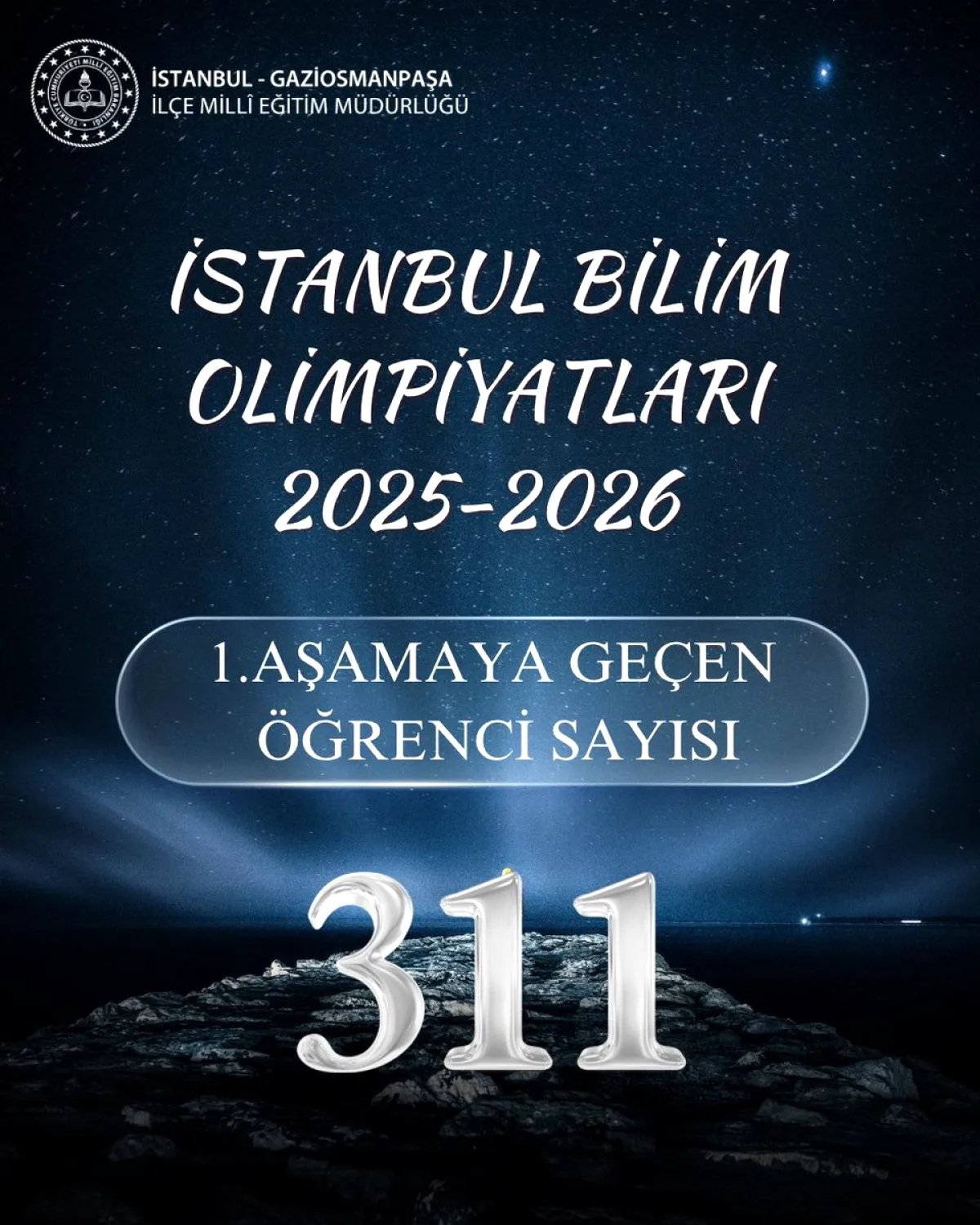 Gaziosmanpaşa'dan Bilim Olimpiyatlarına 311 Öğrenci Yükseldi Gaziosmanpaşa'dan Bilim Olimpiyatlarına 311 Öğrenci Yükseldi