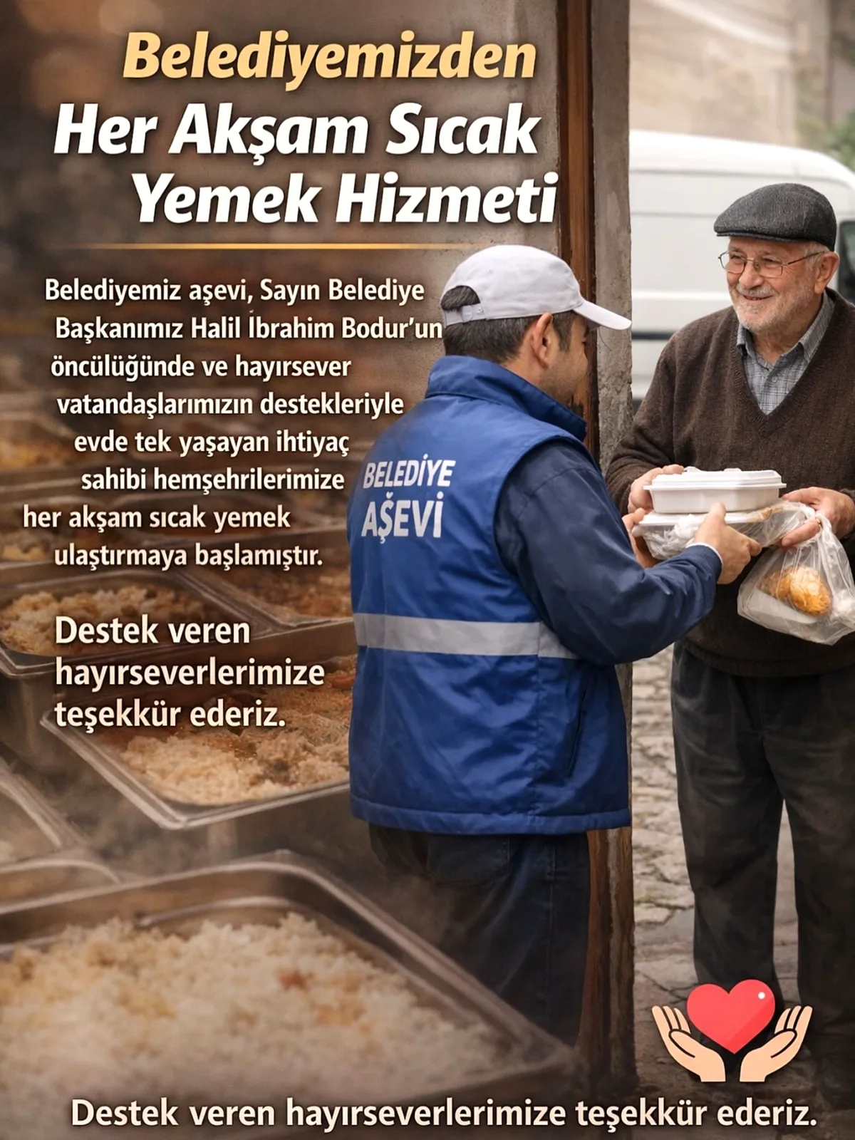 Bayat'ta Yalnız Yaşayanlara Her Akşam Sıcak Yemek Bayat'ta Yalnız Yaşayanlara Her Akşam Sıcak Yemek