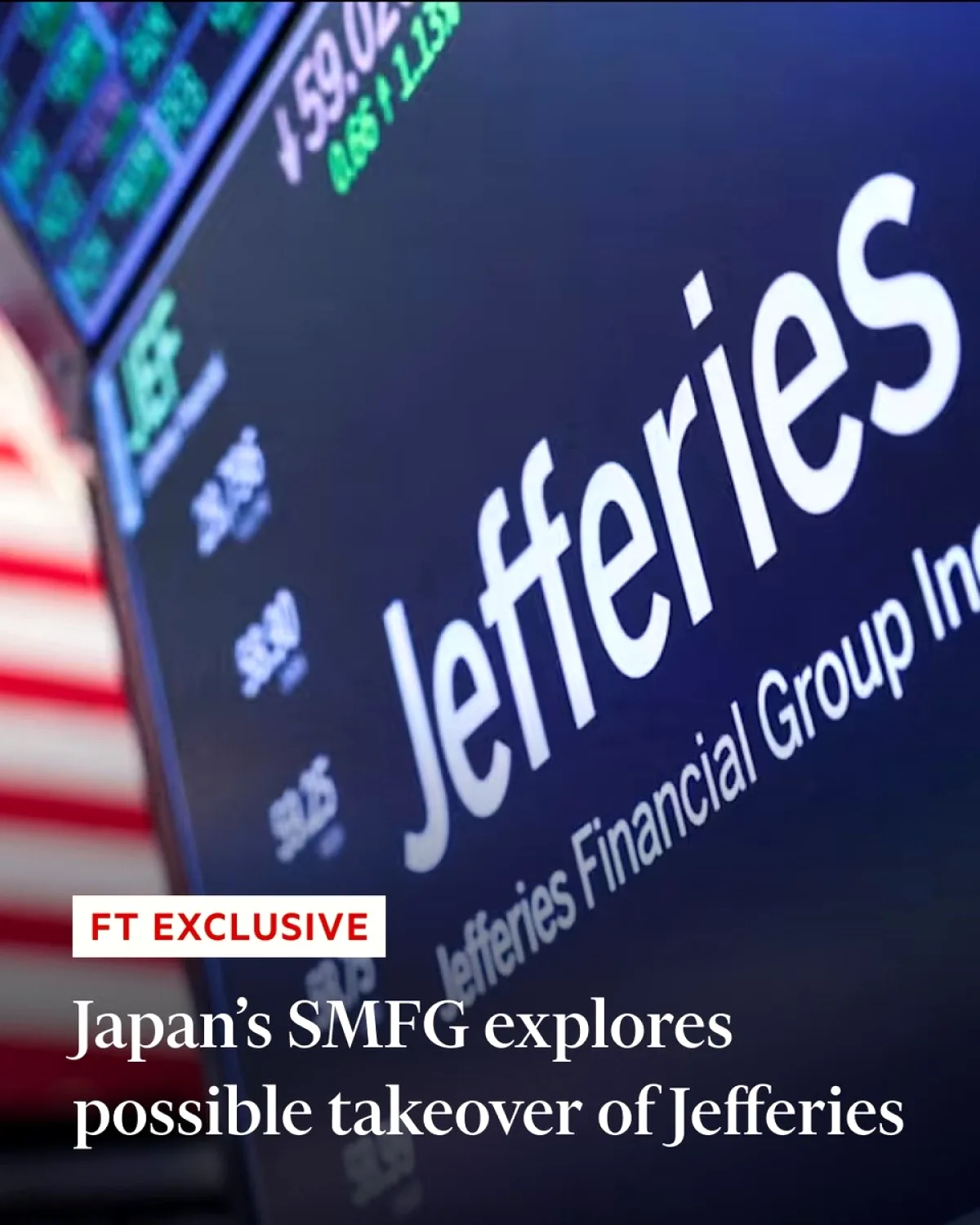 Sumitomo Mitsui, Jefferies'in Devralınması İçin Planlar Üzerinde Çalışıyor Sumitomo Mitsui, Jefferies'in Devralınması İçin Planlar Üzerinde Çalışıyor