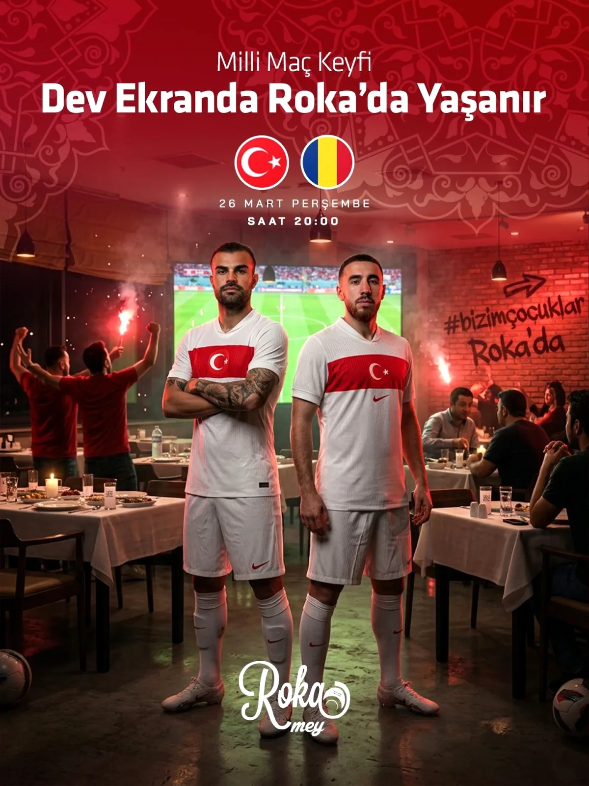 Milli Maç Heyecanı Konya'da: Dev Ekranda Meşalelerle İzleme Etkinliği 26 Mart'ta Roka Mey'de Milli Maç Heyecanı Konya'da: Dev Ekranda Meşalelerle İzleme Etkinliği 26 Mart'ta Roka Mey'de