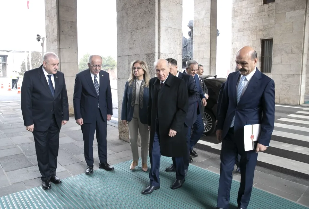 Devlet Bahçeli, 24 Mart'ta TBMM'de MHP Grup Toplantısına Katıldı Devlet Bahçeli, 24 Mart'ta TBMM'de MHP Grup Toplantısına Katıldı
