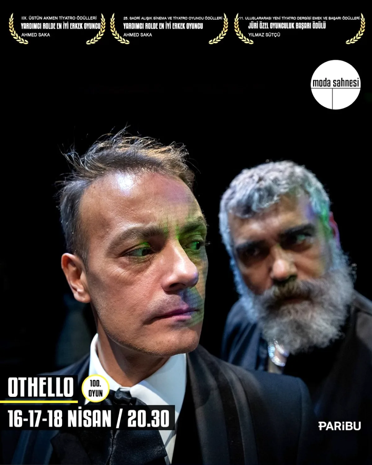 Othello Moda Sahnesi'nde: 16-18 Nisan'da Seyirciyle Buluşuyor Othello Moda Sahnesi'nde: 16-18 Nisan'da Seyirciyle Buluşuyor