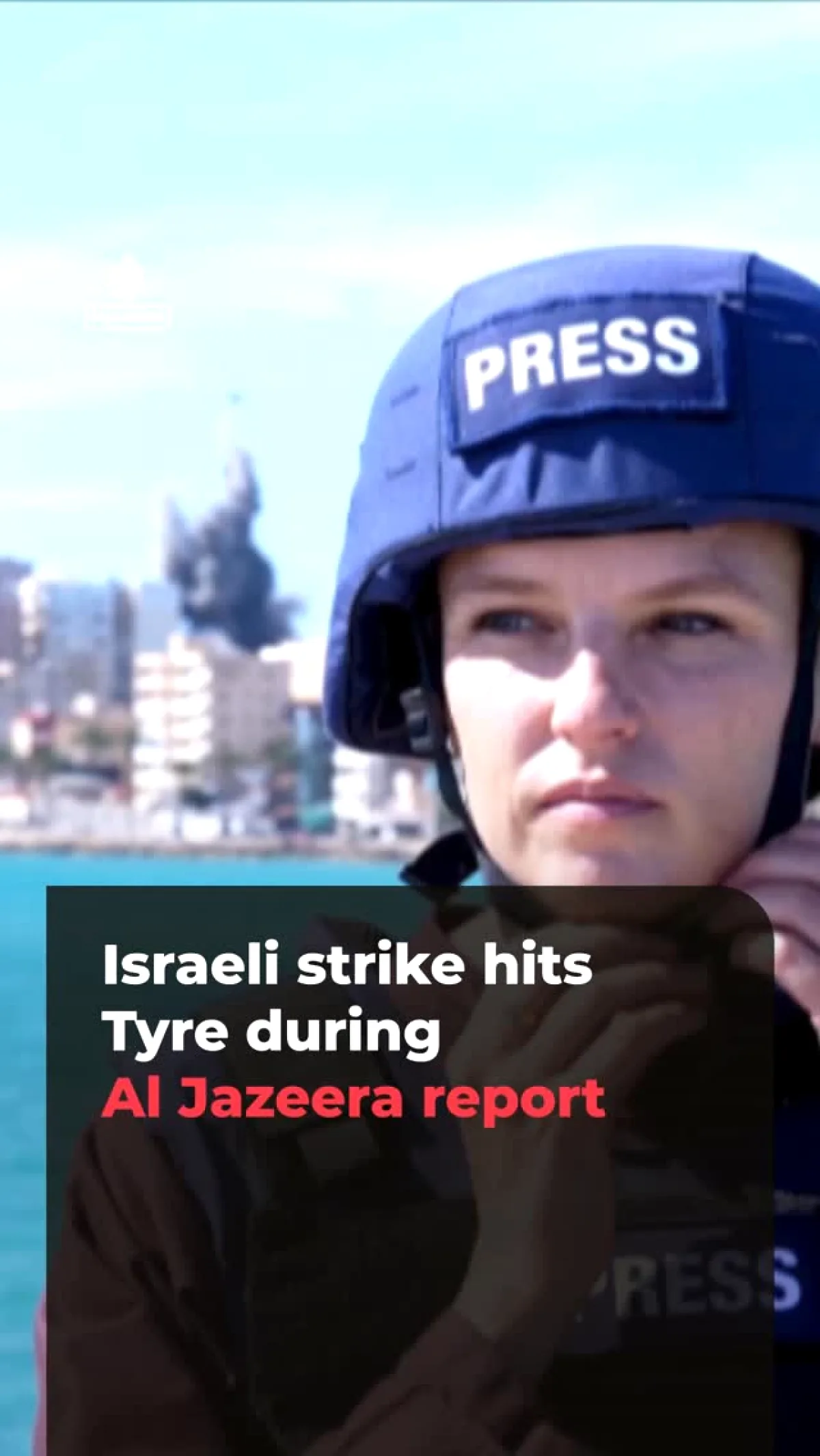Al Jazeera Muhabiri Heidi Pett'in Sur'daki Canlı Yayınına İsrail Füzesi İsabet Etti Al Jazeera Muhabiri Heidi Pett'in Sur'daki Canlı Yayınına İsrail Füzesi İsabet Etti