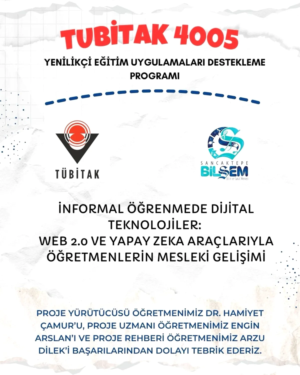 İstanbul Sancaktepe BİLSEM'den Eğitime Destek: TÜBİTAK 4005 Projesi Onaylandı İstanbul Sancaktepe BİLSEM'den Eğitime Destek: TÜBİTAK 4005 Projesi Onaylandı