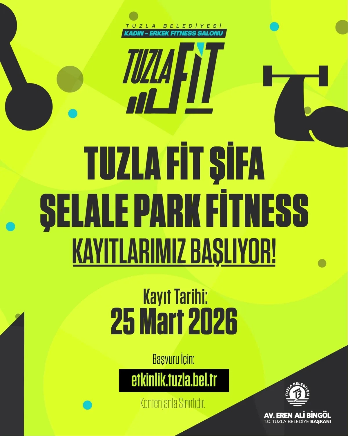 Kontenjanla Sınırlı! Tuzla'da Fitness Sabah Seansı Kayıtları Bugün Başlıyor Kontenjanla Sınırlı! Tuzla'da Fitness Sabah Seansı Kayıtları Bugün Başlıyor