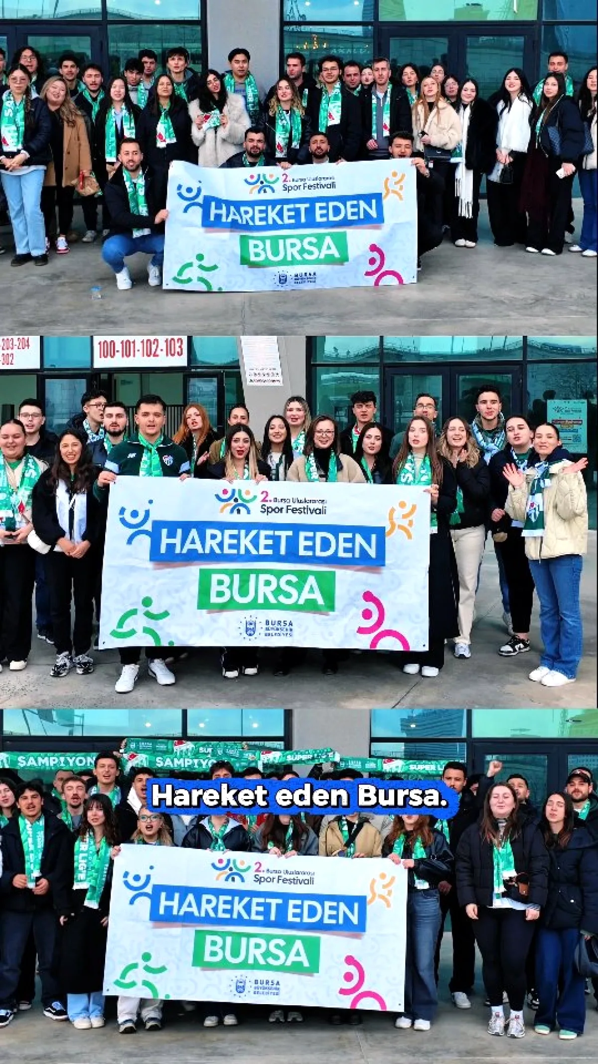 Bursa'da 250 Üniversiteli, Gençlik Kulübü ile Stadyum Coşkusunu Yaşadı | Yeşil Beyaz Buluşmalar Bursa'da 250 Üniversiteli, Gençlik Kulübü ile Stadyum Coşkusunu Yaşadı | Yeşil Beyaz Buluşmalar