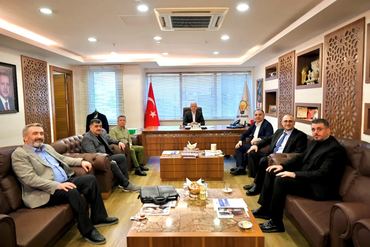 AK Parti Bursa İl Başkanı Gürkan, Deri OSB Başkanı Çağlar'ı Ağırladı - Sektör-Siyaset Diyaloğu AK Parti Bursa İl Başkanı Gürkan, Deri OSB Başkanı Çağlar'ı Ağırladı - Sektör-Siyaset Diyaloğu