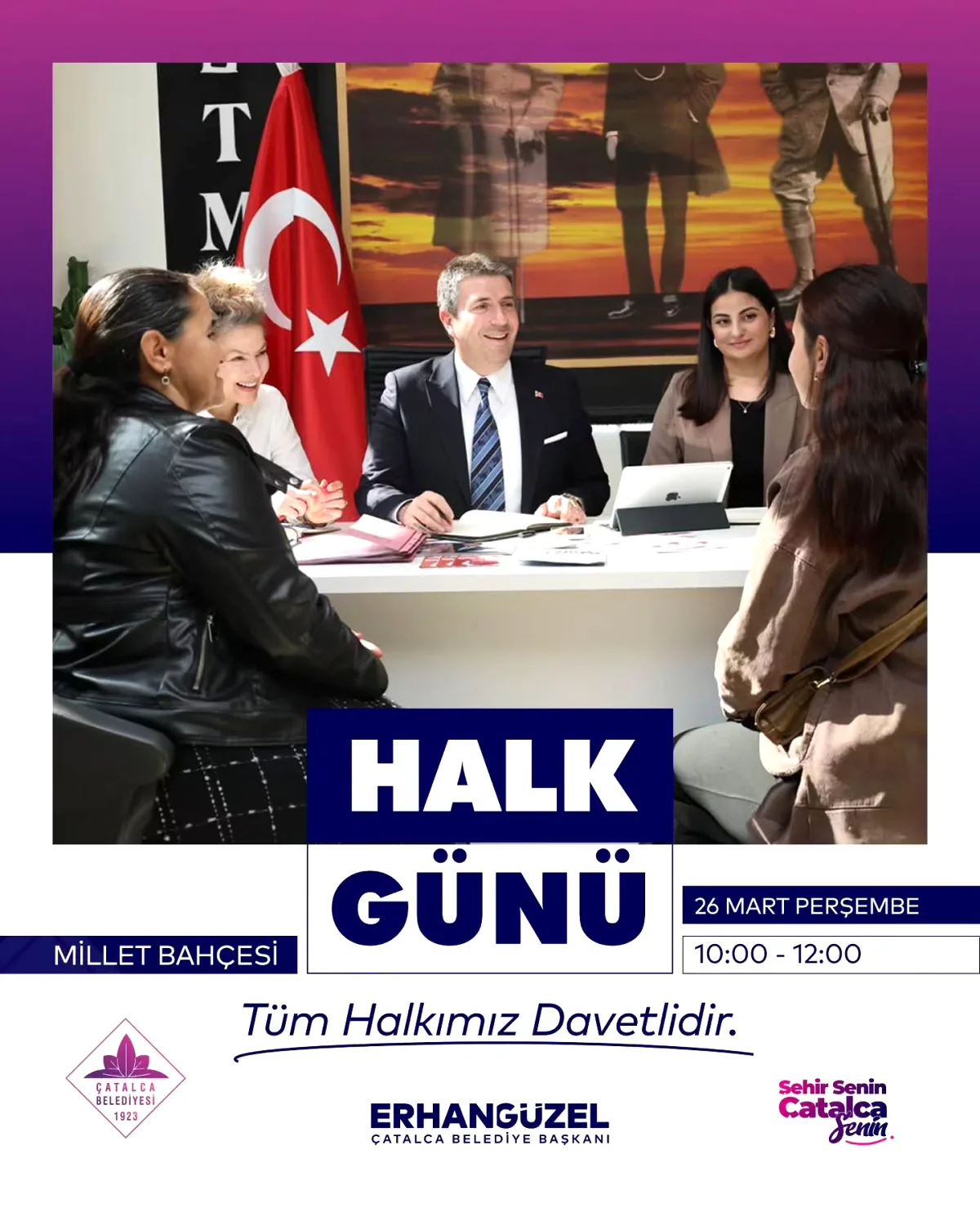 Çatalca'da Yarın Halk Günü: Belediye Vatandaşla Buluşuyor Çatalca'da Yarın Halk Günü: Belediye Vatandaşla Buluşuyor